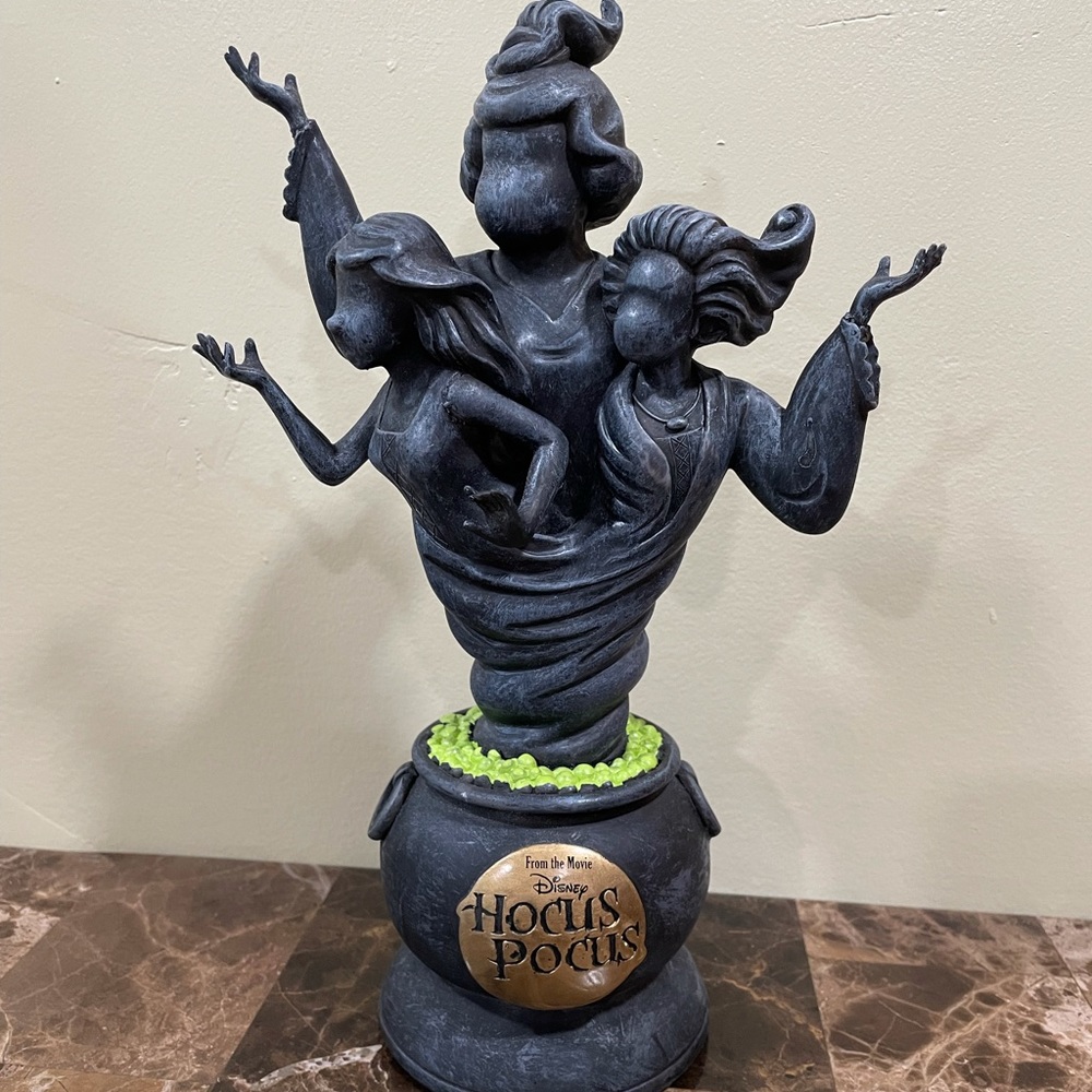 Disney HOCUS POCUS Sanderson Sisters Statue SPIRIT Halloween 10" Winifred Sarah
